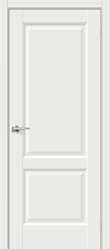 Межкомнатная дверь Неоклассик-32, Эмалит, White Matt